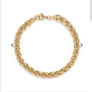 Ellie Vail skylar wheat chain bracelet